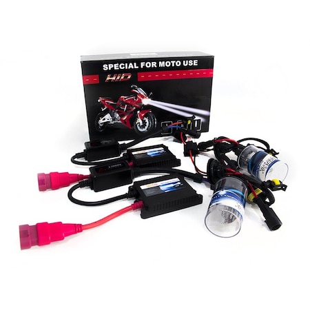 Race Sport 9007 Green Single Beam Motorcycle Headlight Kit For Dual Headlights RS-9007-GREEN-2MOTO